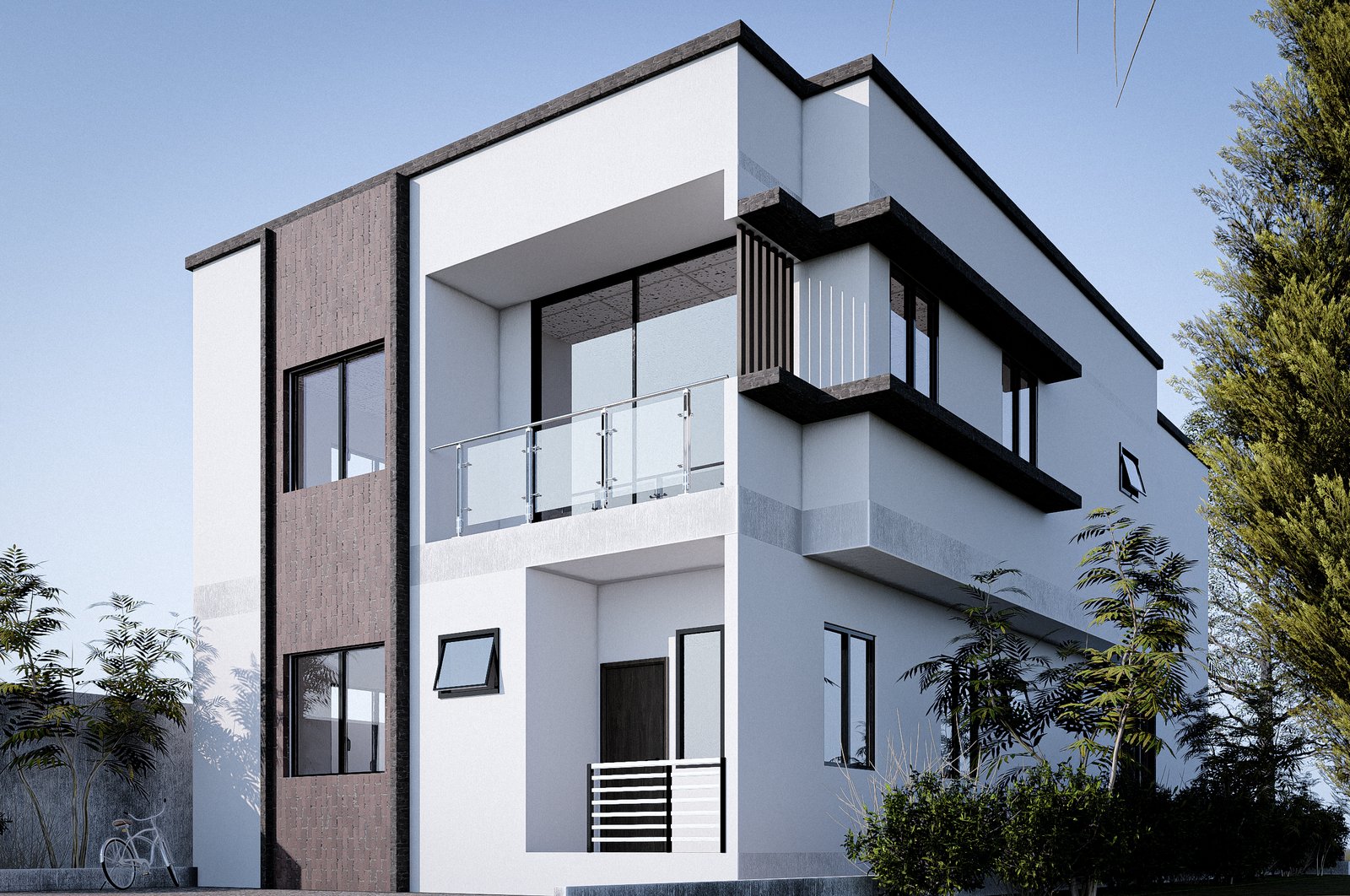 The Modernist — facade detail