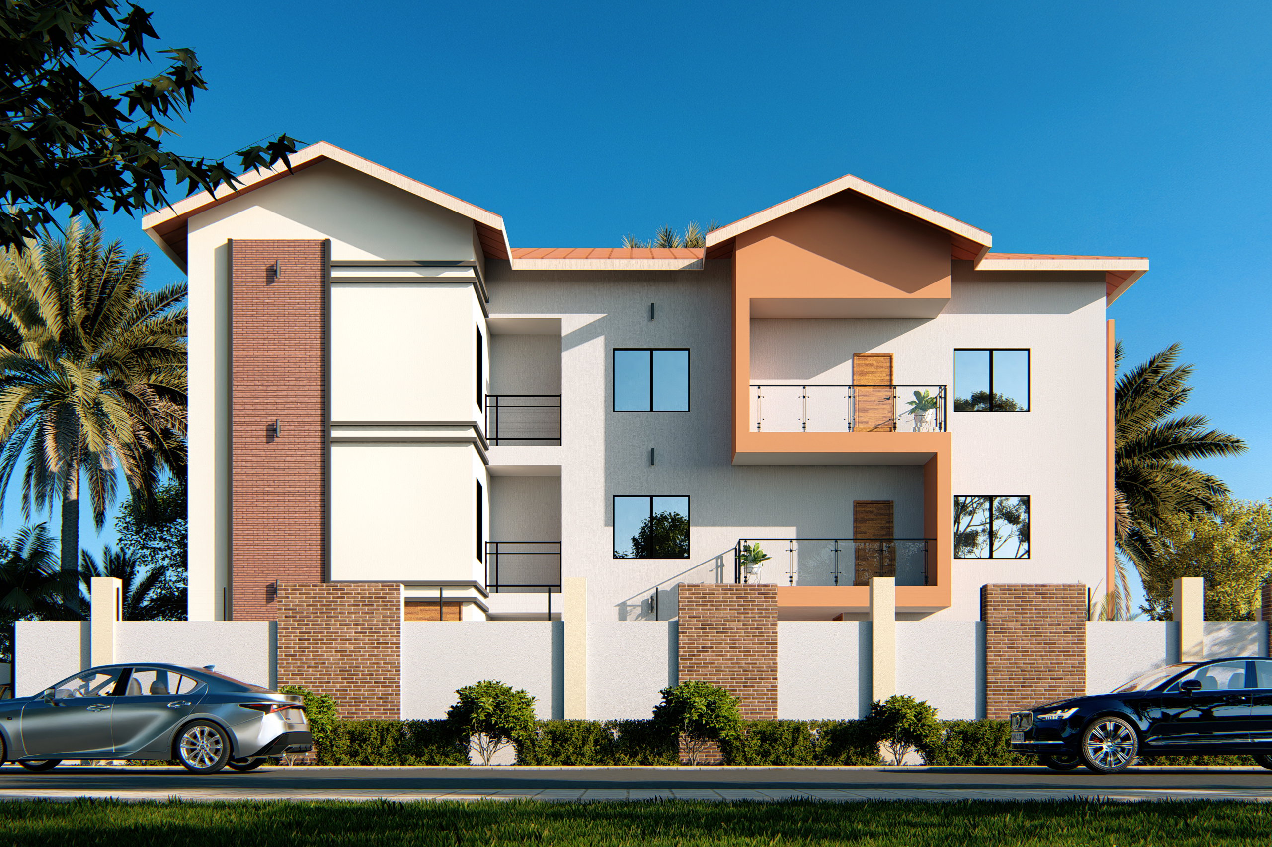 15-suite guest house — alternate angle