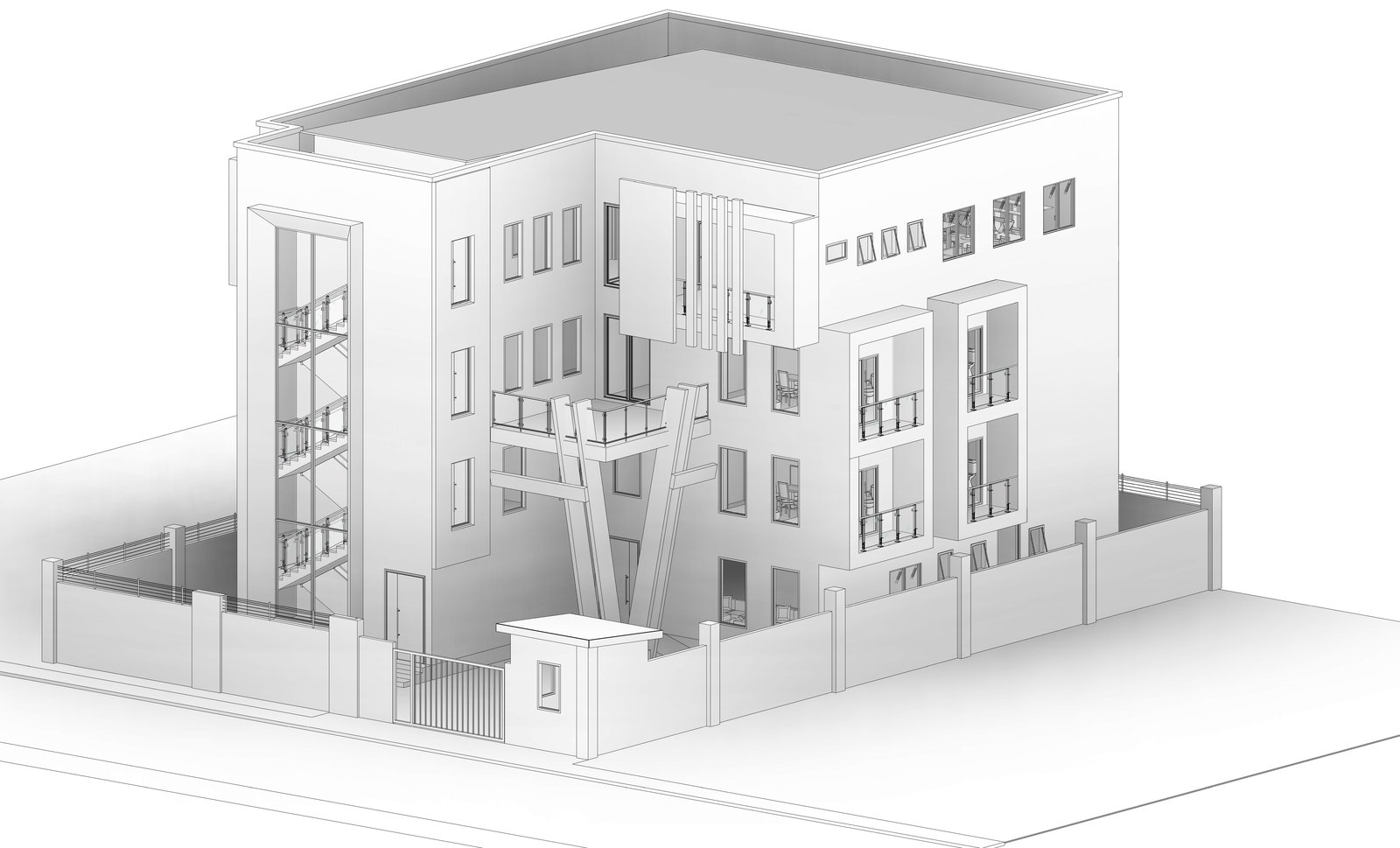 Sunrise — suite-level perspective